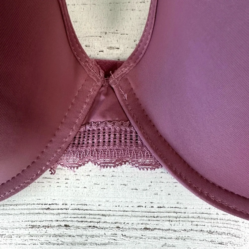 LUCKY BRAND Wide Strap Underwire Bra 42C Mauve